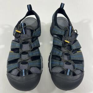 Keen Newport H2 Waterproof Sport Sandals Hiking Trails Gray/Blue Mens Sz 10.5